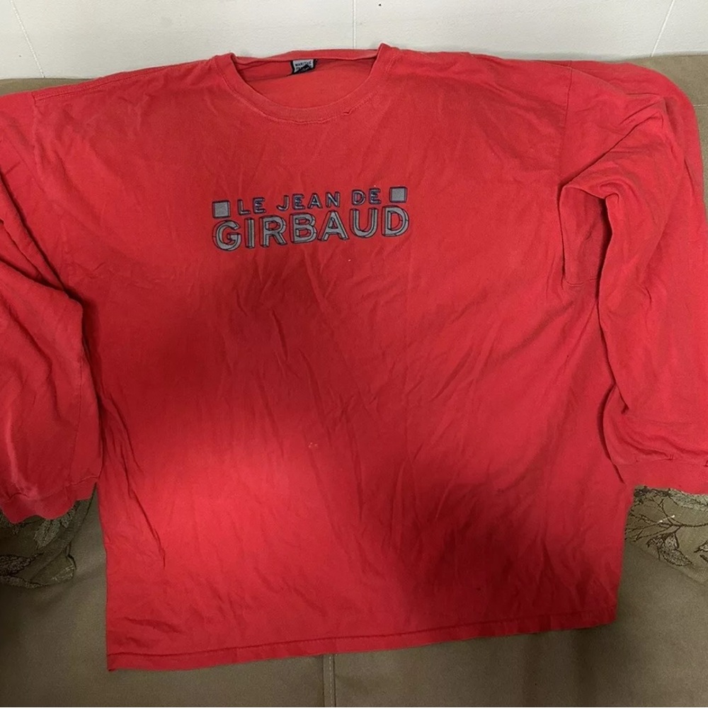 Le Jean de Girbaud Red Long Sleeve Shirt